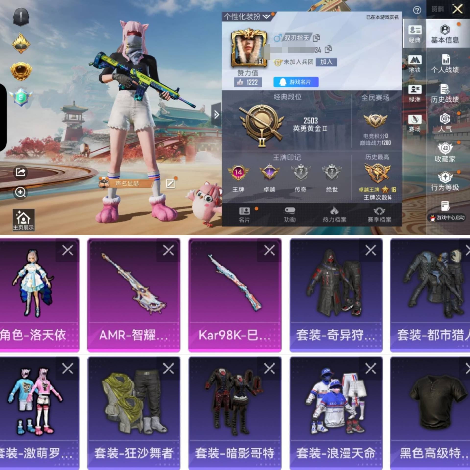 HPCMW4133159和平精英账号详情图2