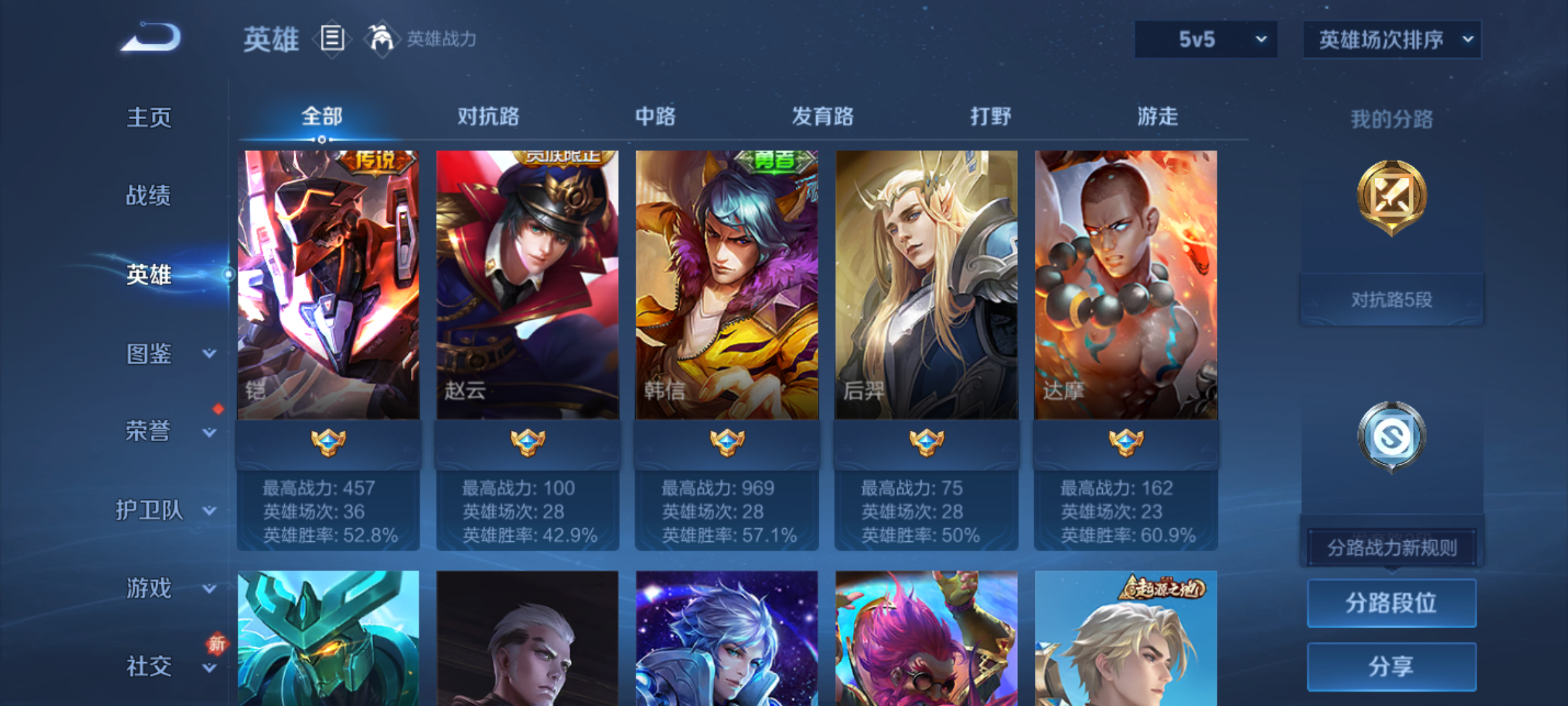 WZQM4209761王者荣耀账号详情图5