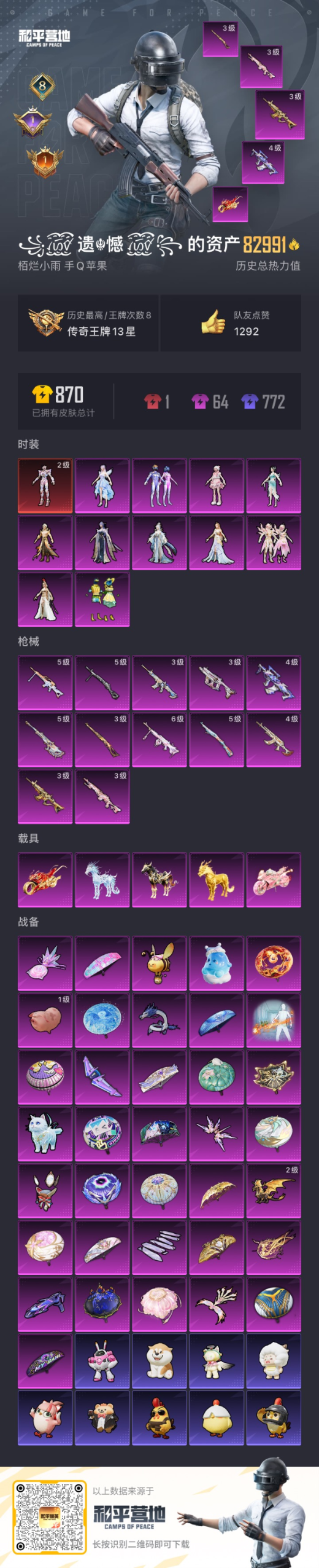 HPQM4115725和平精英账号详情图14