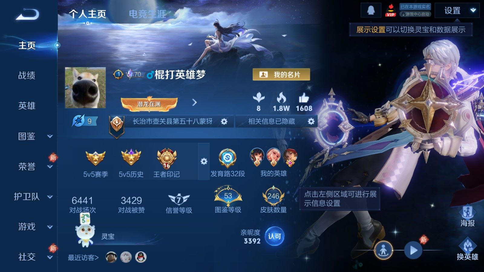 WZQM4210723王者荣耀账号详情图3