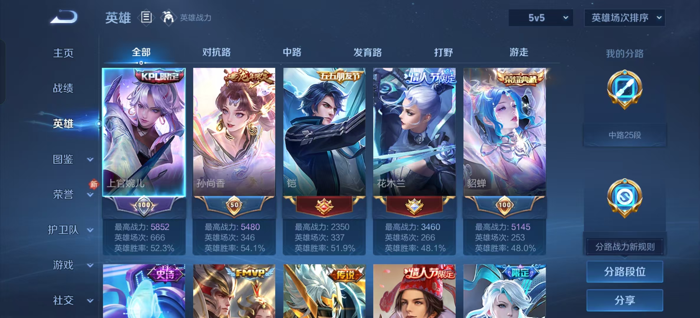 WZLX4224370王者荣耀账号详情图14