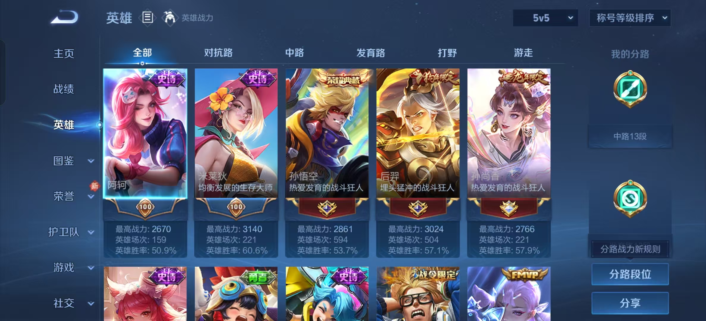 WZLX4224379王者荣耀账号详情图15