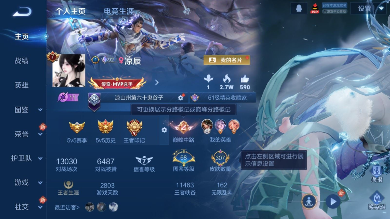 WZQM4211613王者荣耀账号详情图3