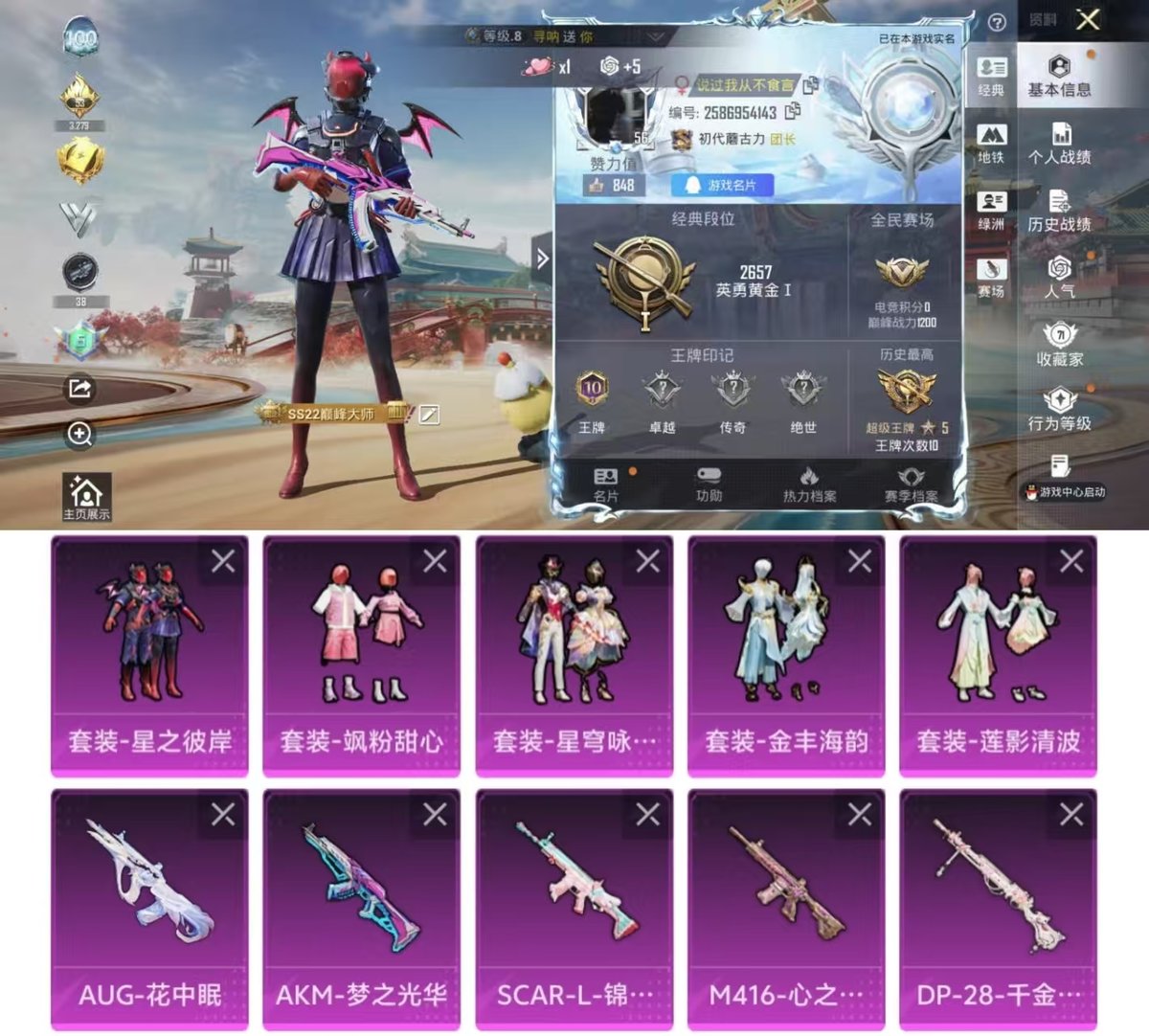 HPQM4116762和平精英账号详情图13