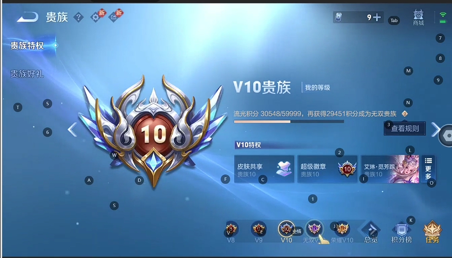 WZQM4217601王者荣耀账号详情图8