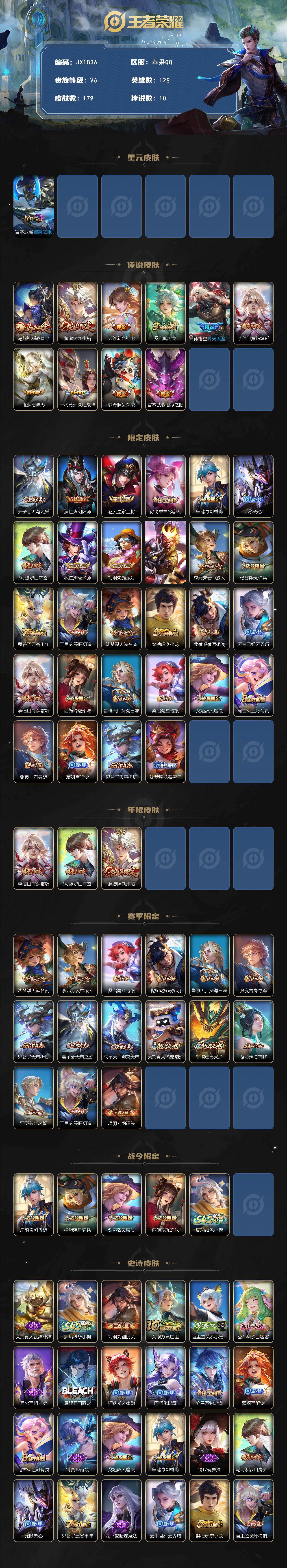 WZCMW4222587王者荣耀账号详情图5