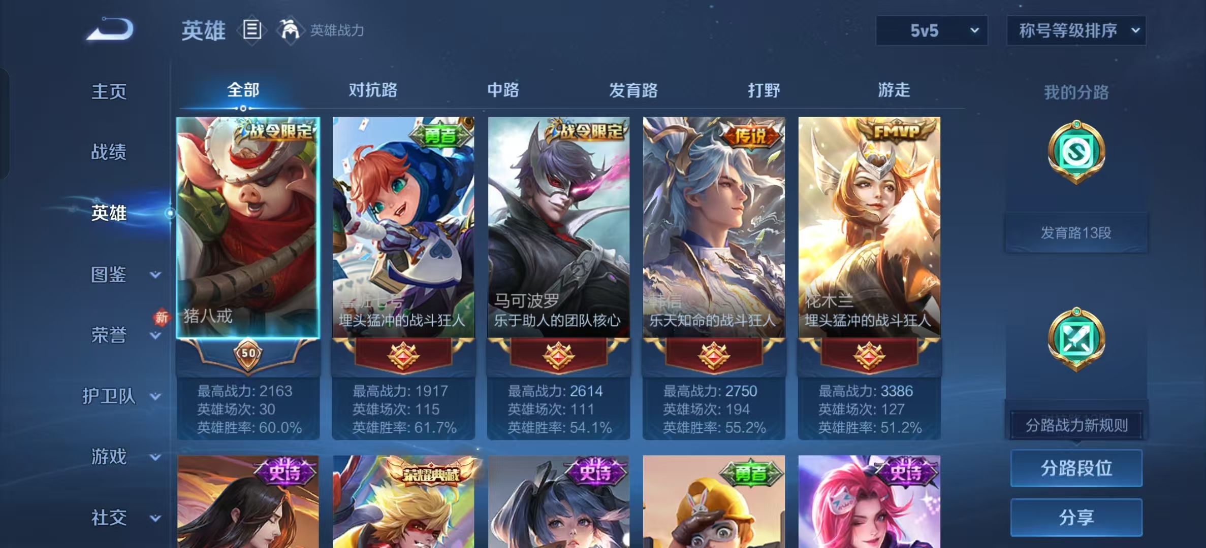 WZLX4224673王者荣耀账号详情图5