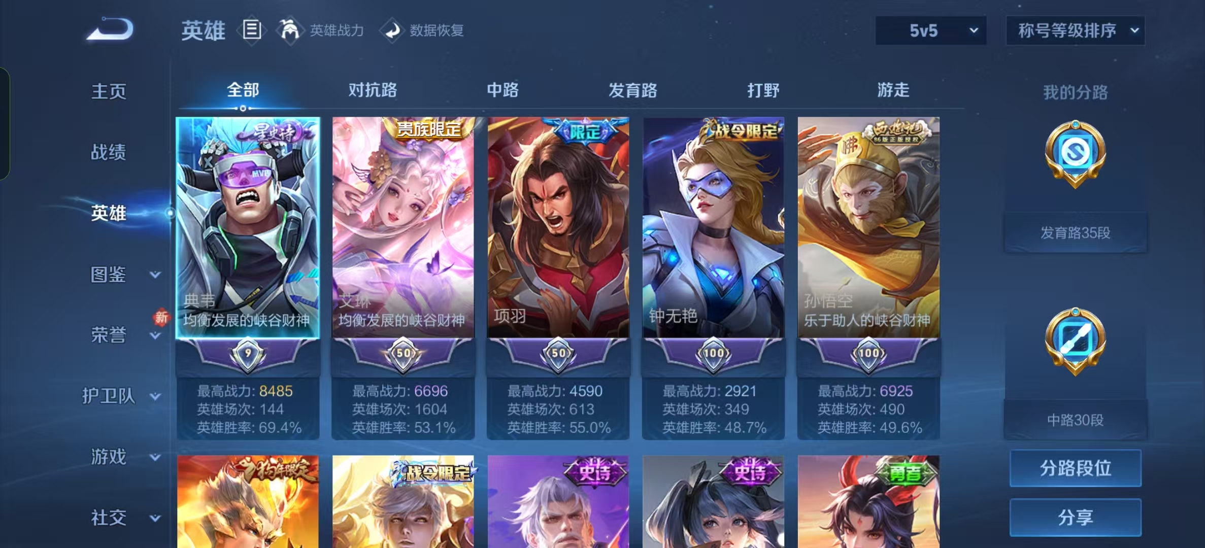 WZLX4224681王者荣耀账号详情图10