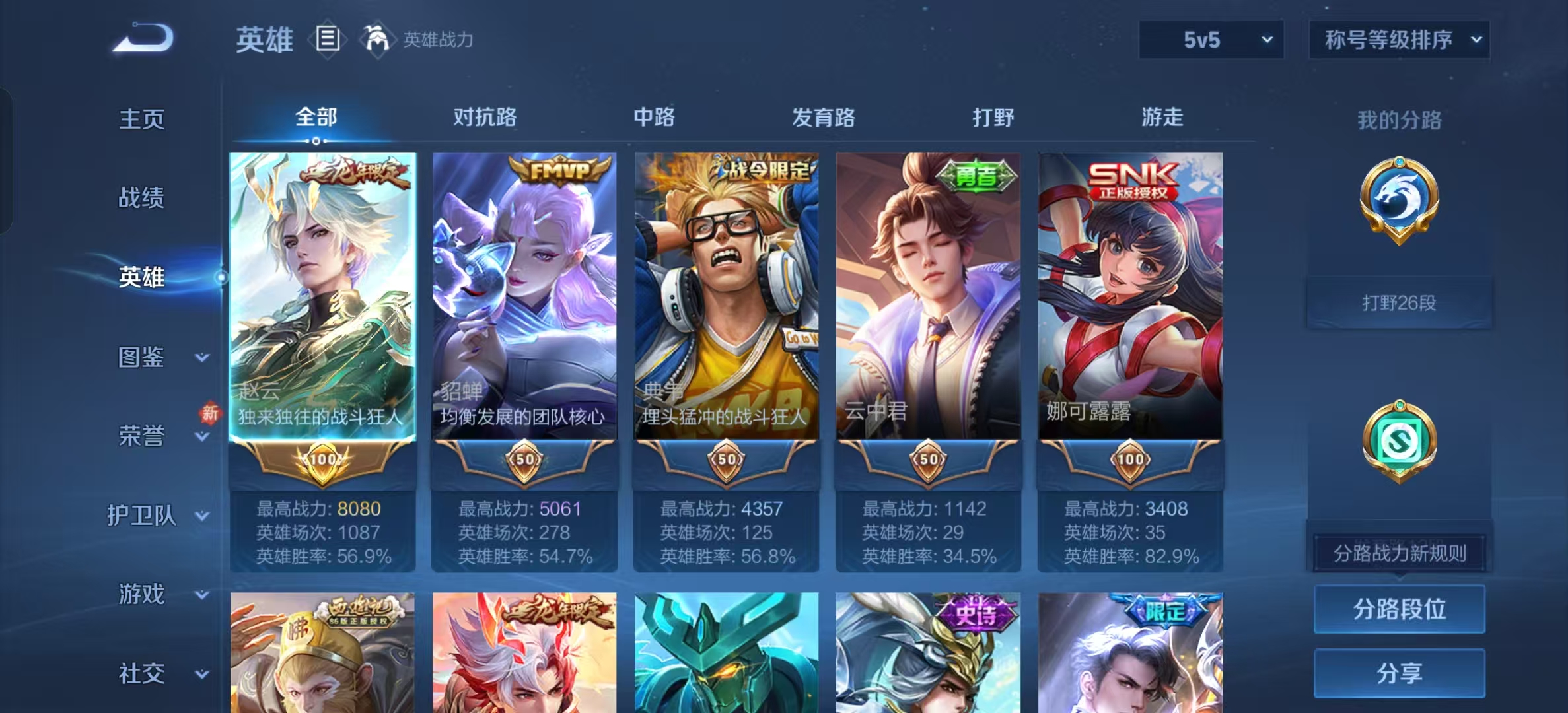 WZLX4224690王者荣耀账号详情图6