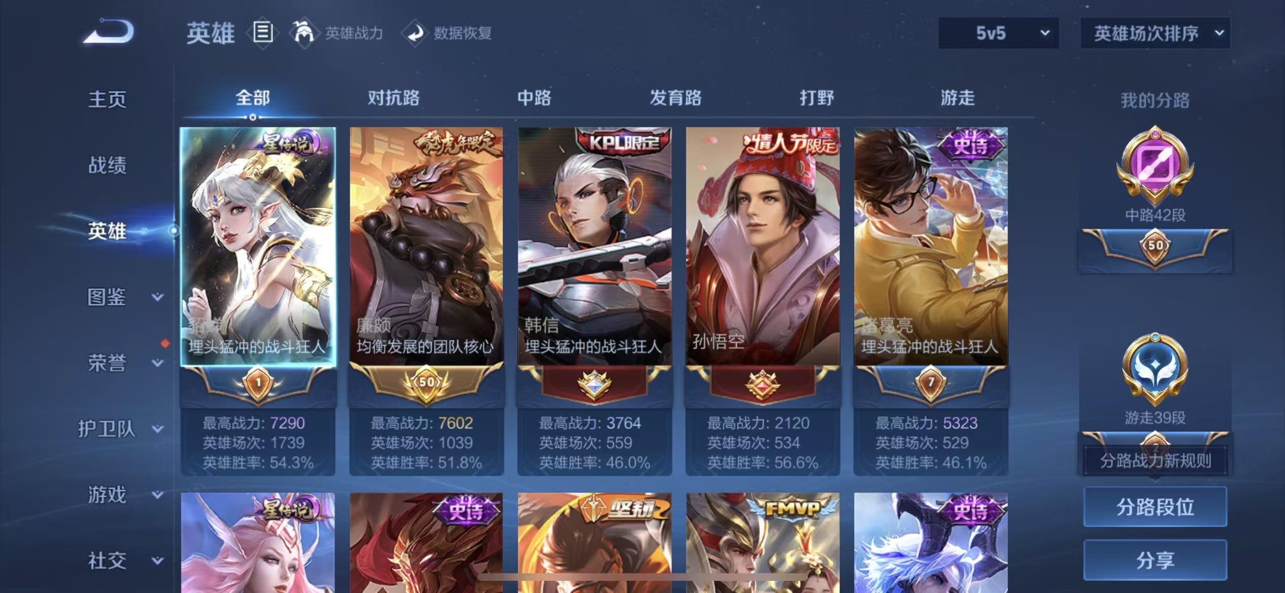 WZLX4224698王者荣耀账号详情图2