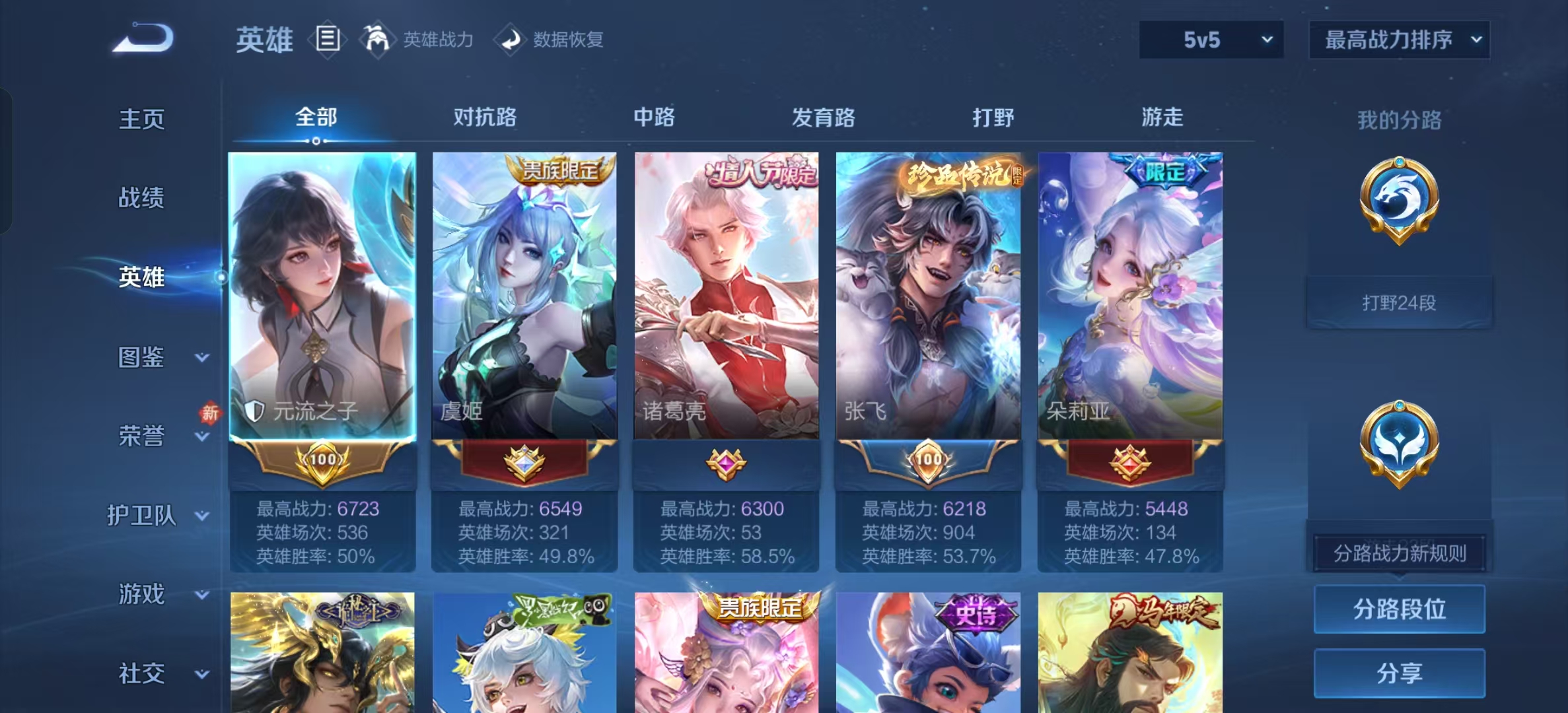 WZLX4224710王者荣耀账号详情图2