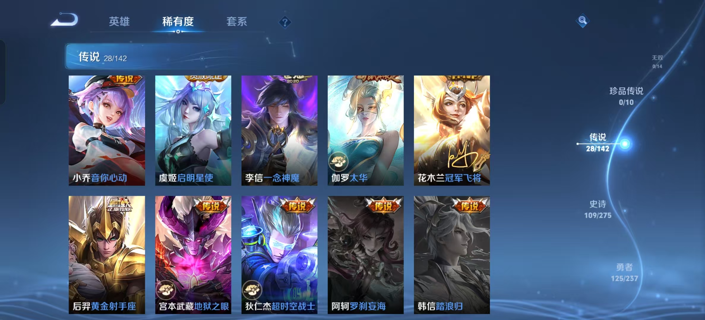 WZLX4224770王者荣耀账号详情图3 WZLX4224770王者荣耀账号详情图3