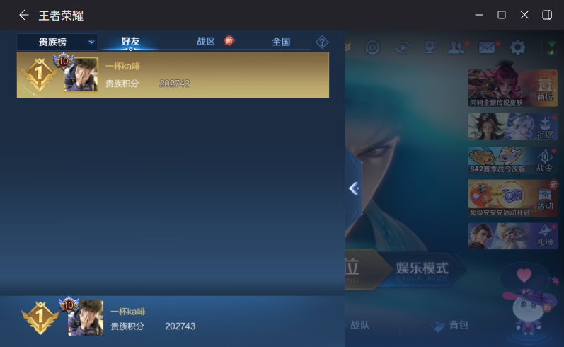 WZQM4212580王者荣耀账号详情图12