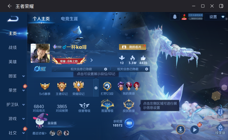 WZQM4212580王者荣耀账号详情图3