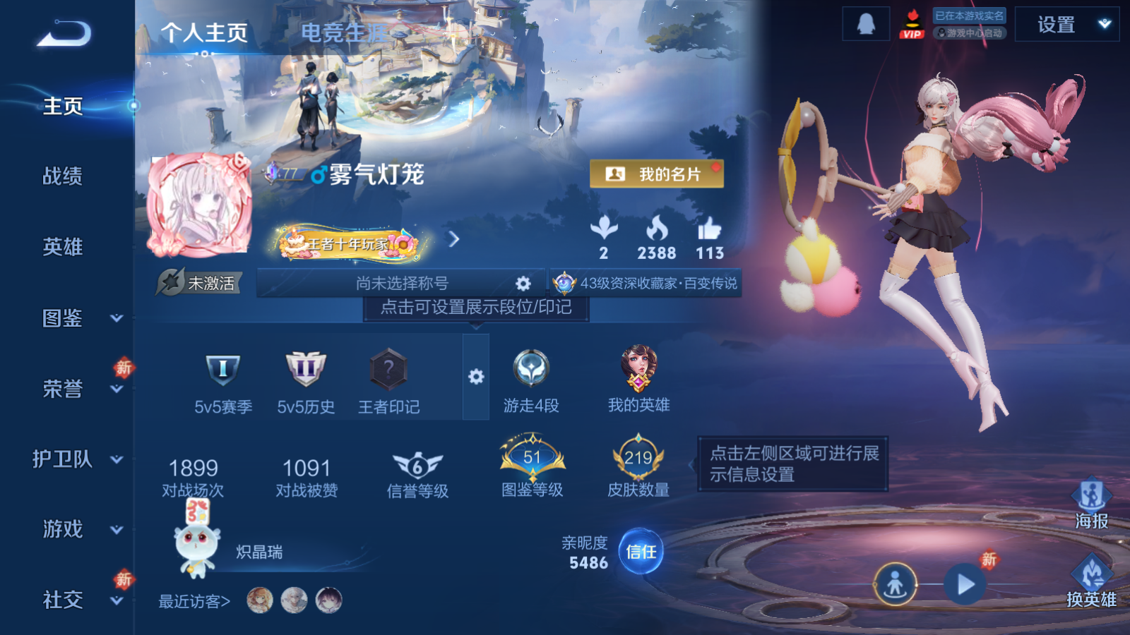 WZQM4212704王者荣耀账号详情图4