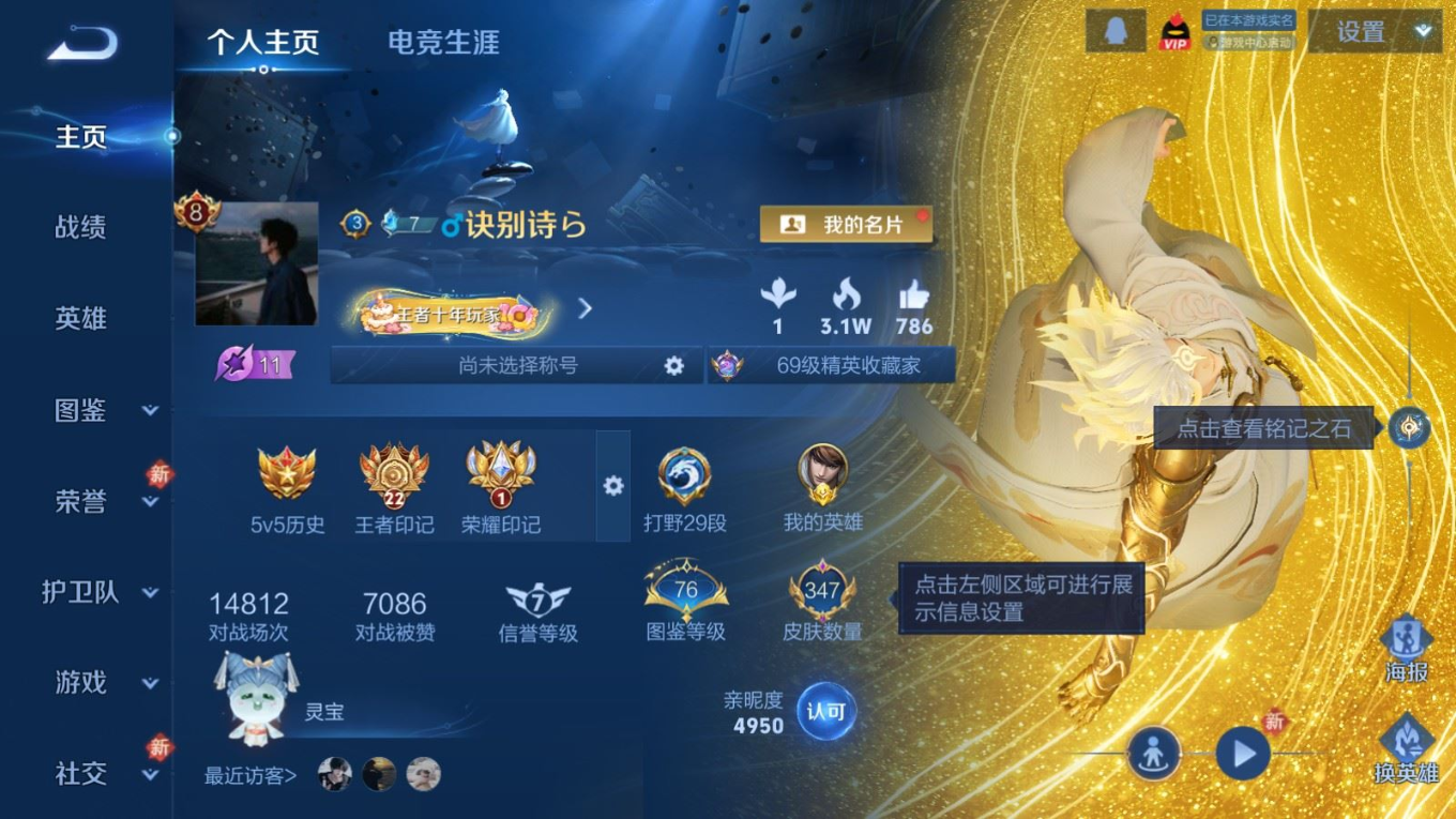 WZQM4214173王者荣耀账号详情图4