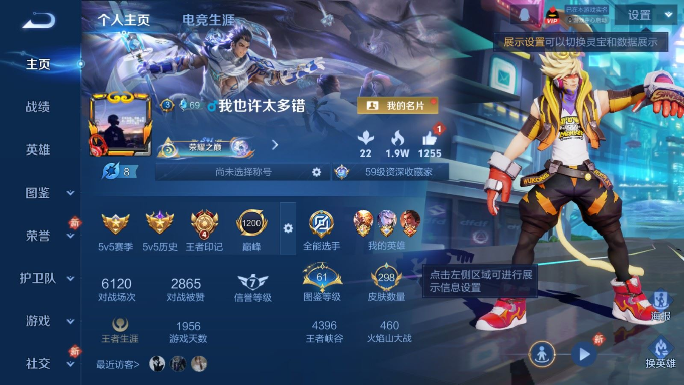 WZQM4214647王者荣耀账号详情图5