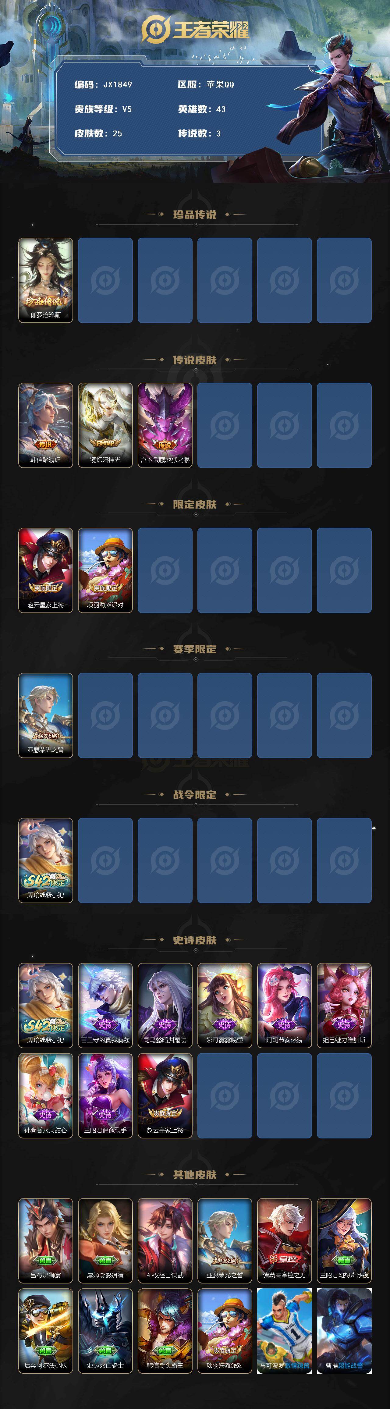 WZCMW4226821王者荣耀账号详情图2