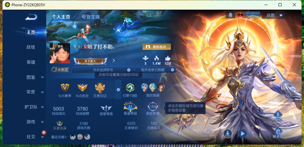 WZQM4215924王者荣耀账号详情图3