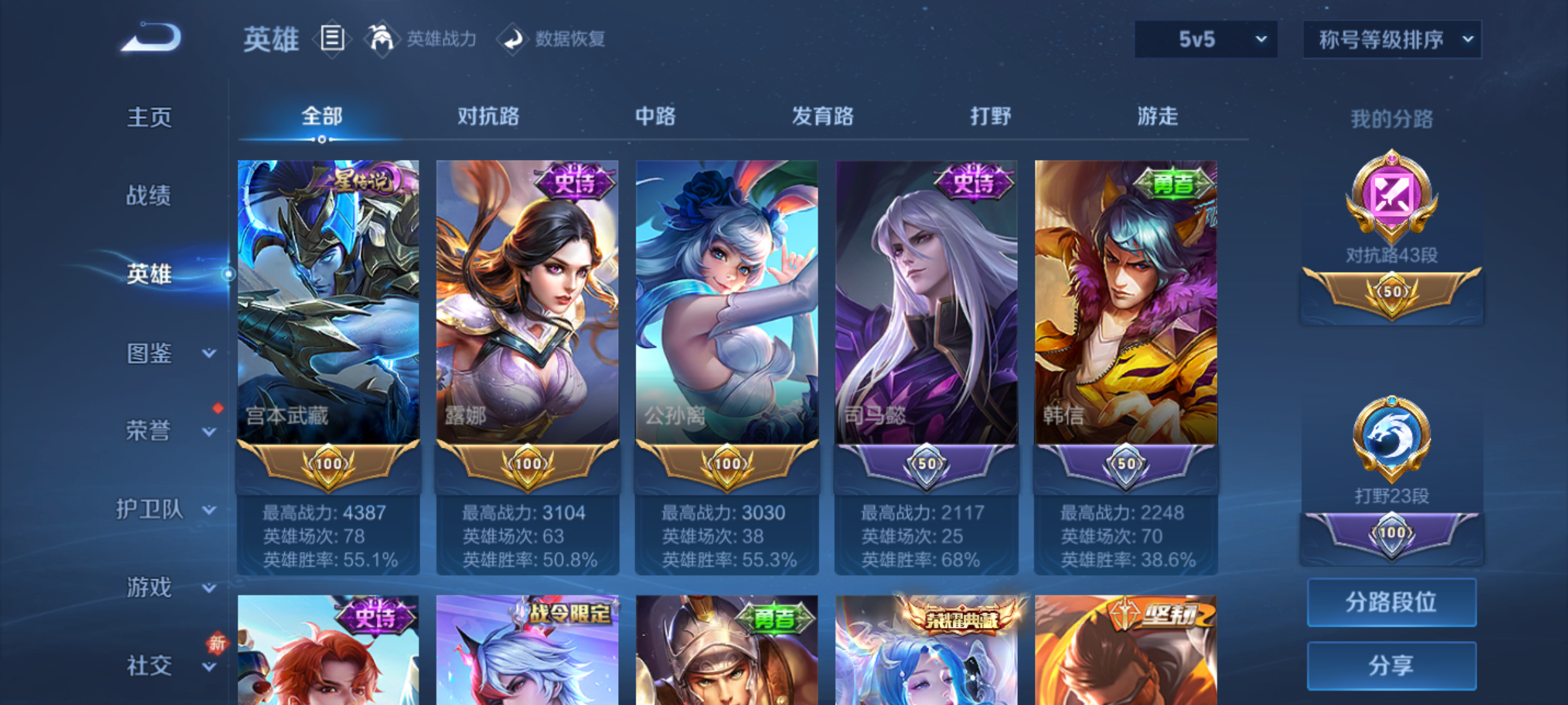 WZQM4216833王者荣耀账号详情图6