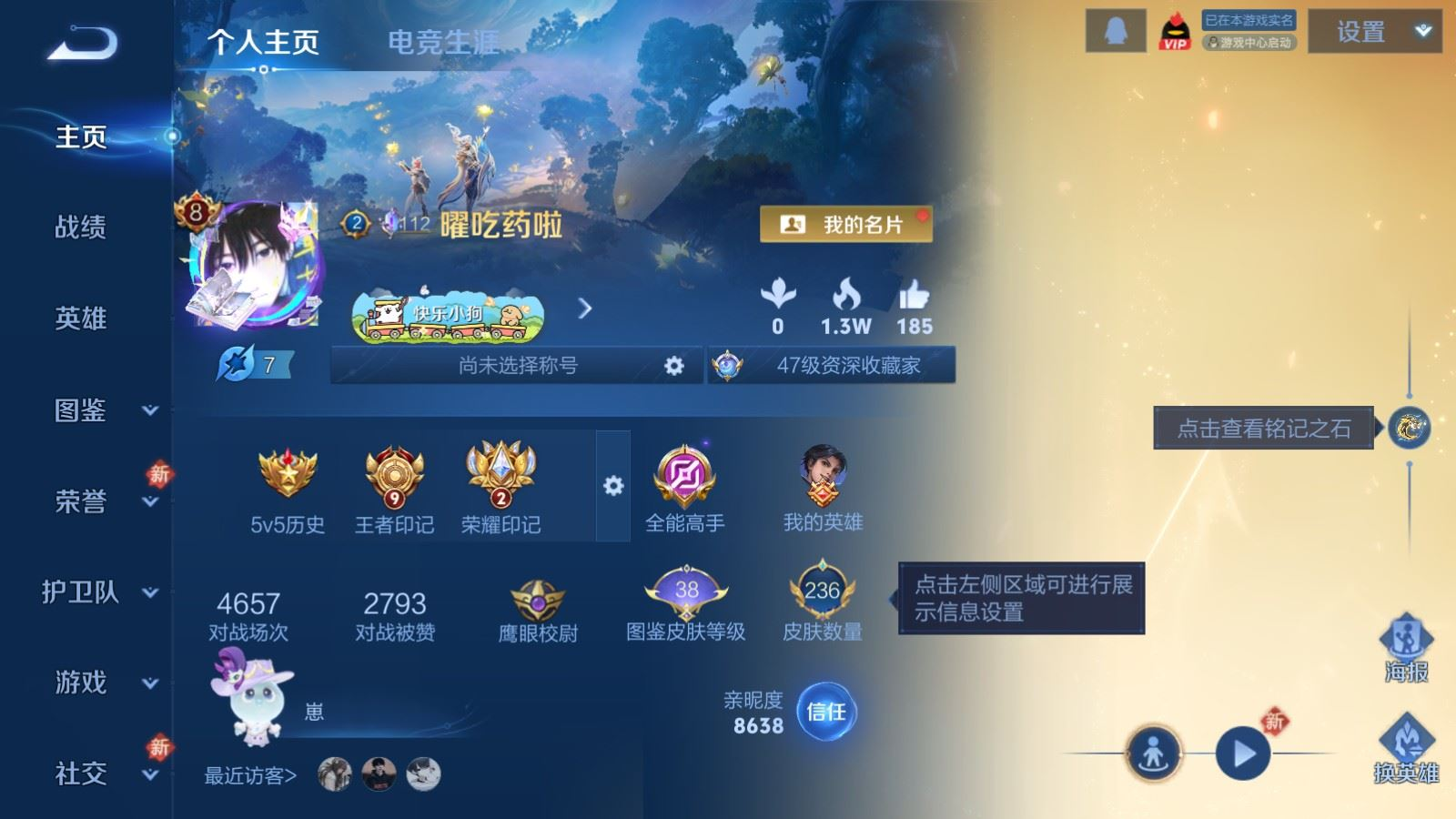 WZQM4217294王者荣耀账号详情图3