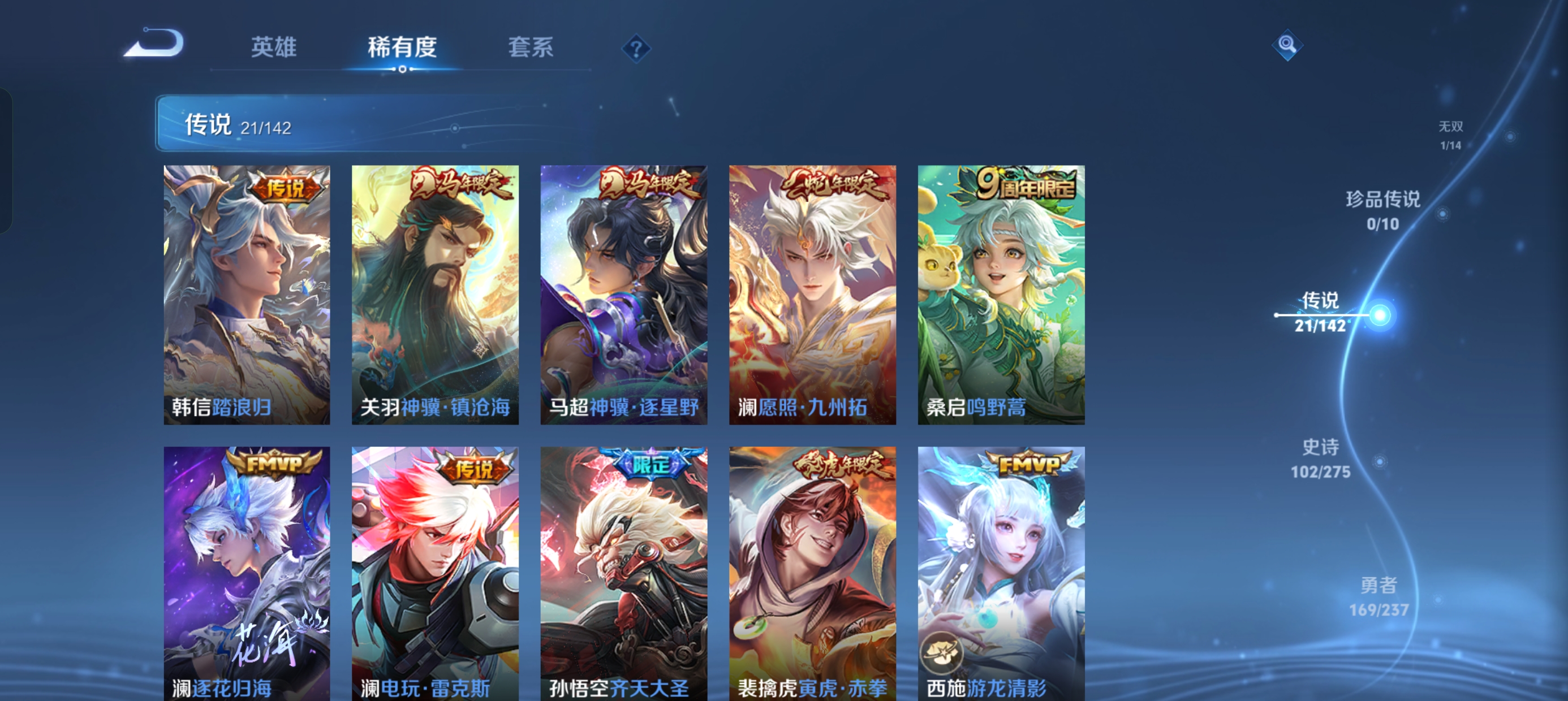 WZLX4326582王者荣耀账号详情图6