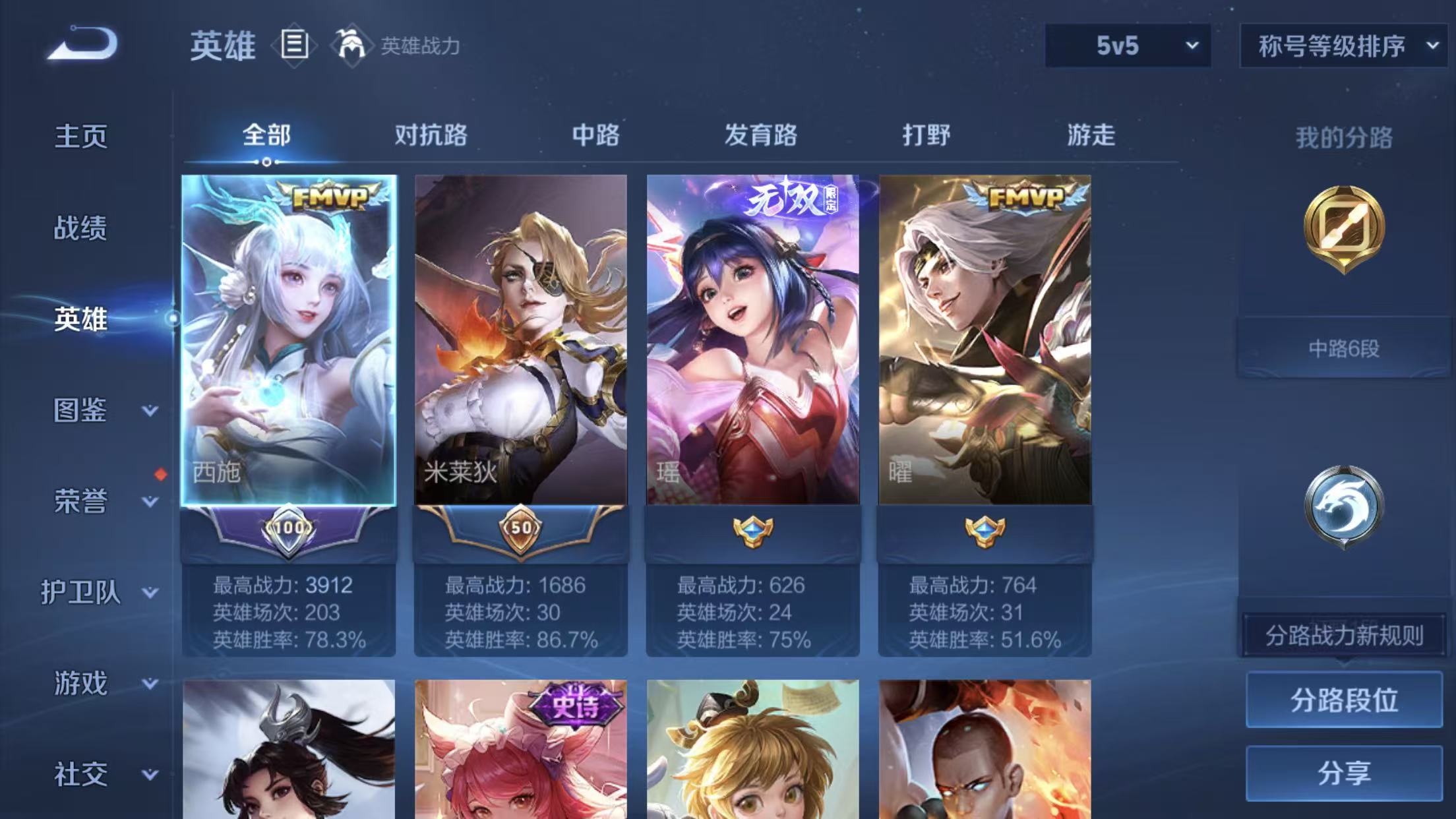 WZCMW4228365王者荣耀账号详情图4