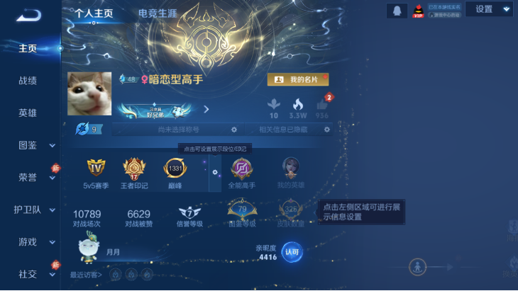 WZCMW4231120王者荣耀账号详情图2