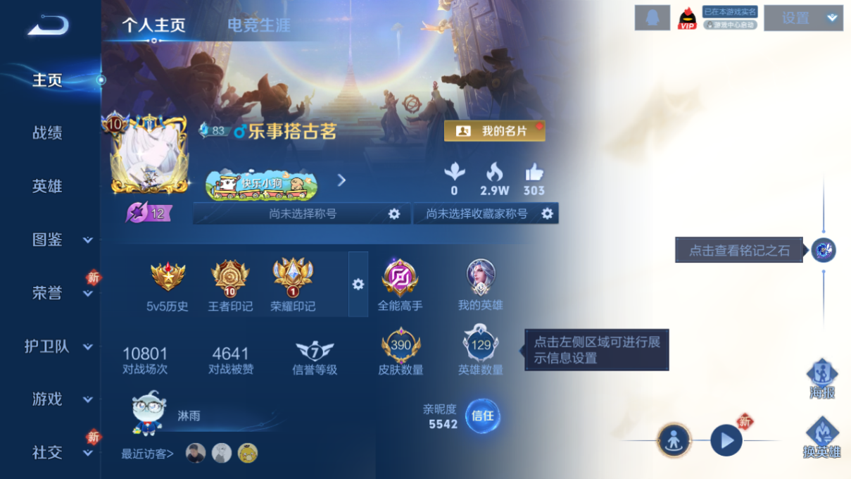 WZQM4225210王者荣耀账号详情图3