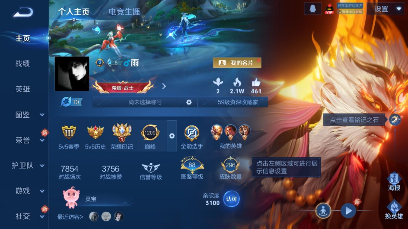 WZQM4227438王者荣耀账号详情图4