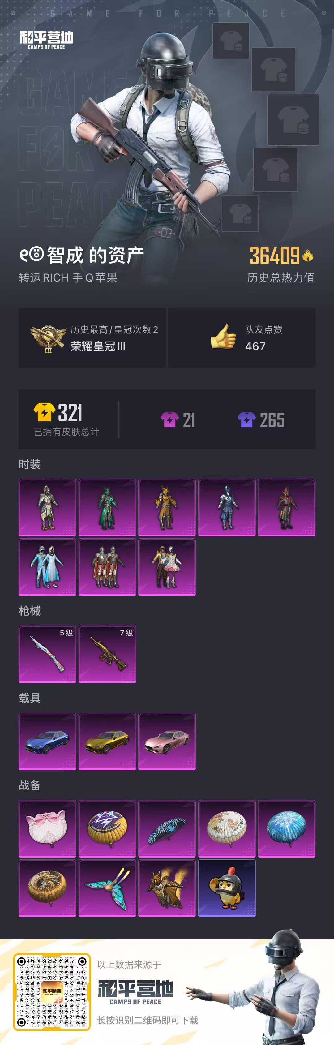 HPCMW4130707和平精英账号详情图18