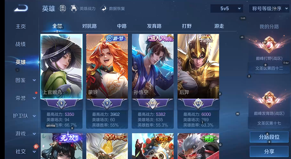 WZQM4246123王者荣耀账号详情图11