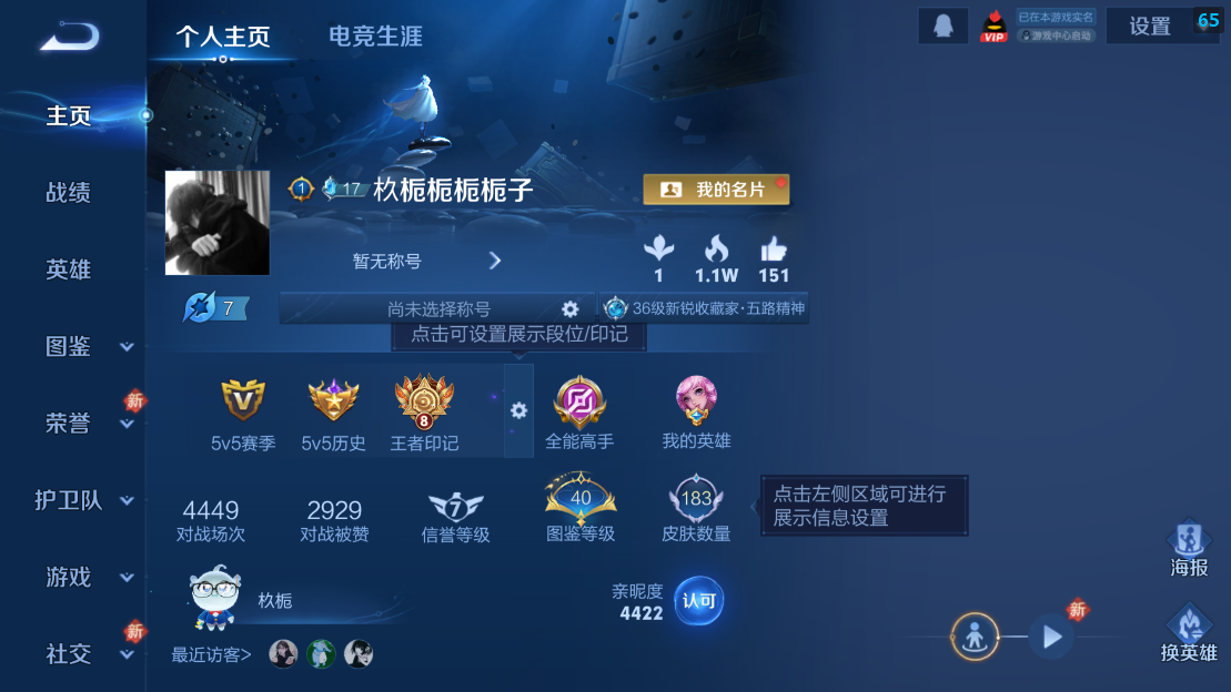 WZQM4231756王者荣耀账号详情图8