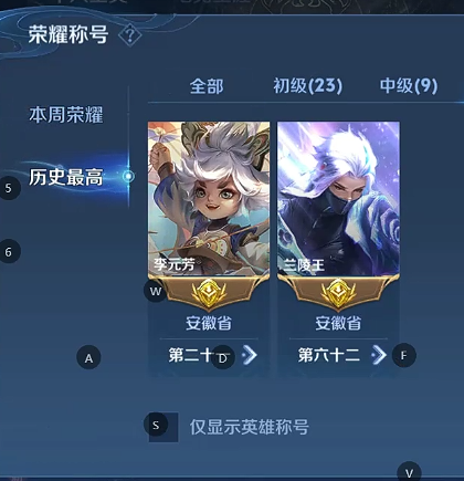 WZQM4231792王者荣耀账号详情图4