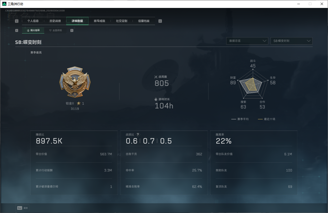 SJZQM471349三角洲行动账号详情图4