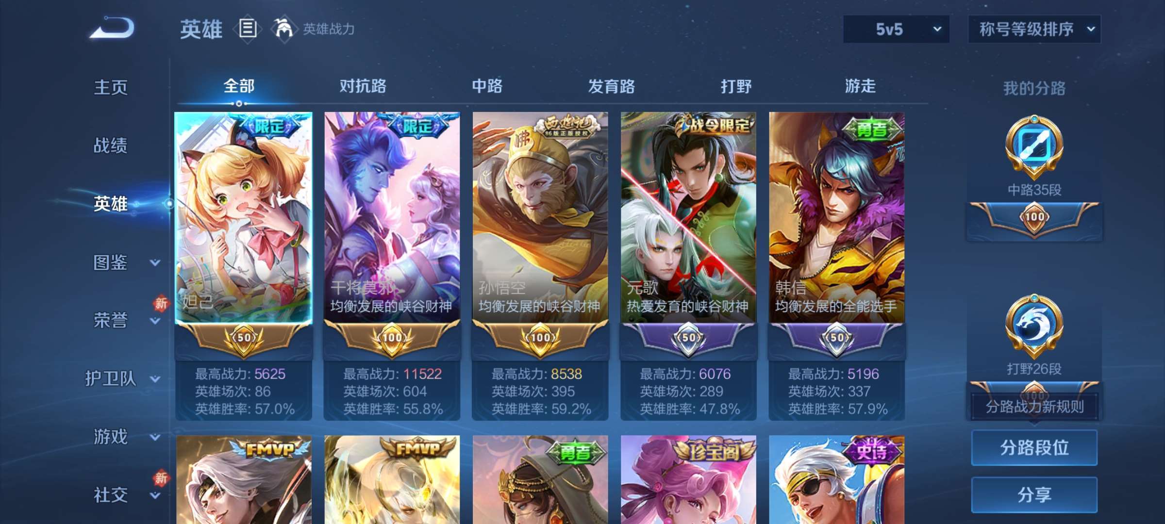 WZCMW4240569王者荣耀账号详情图2