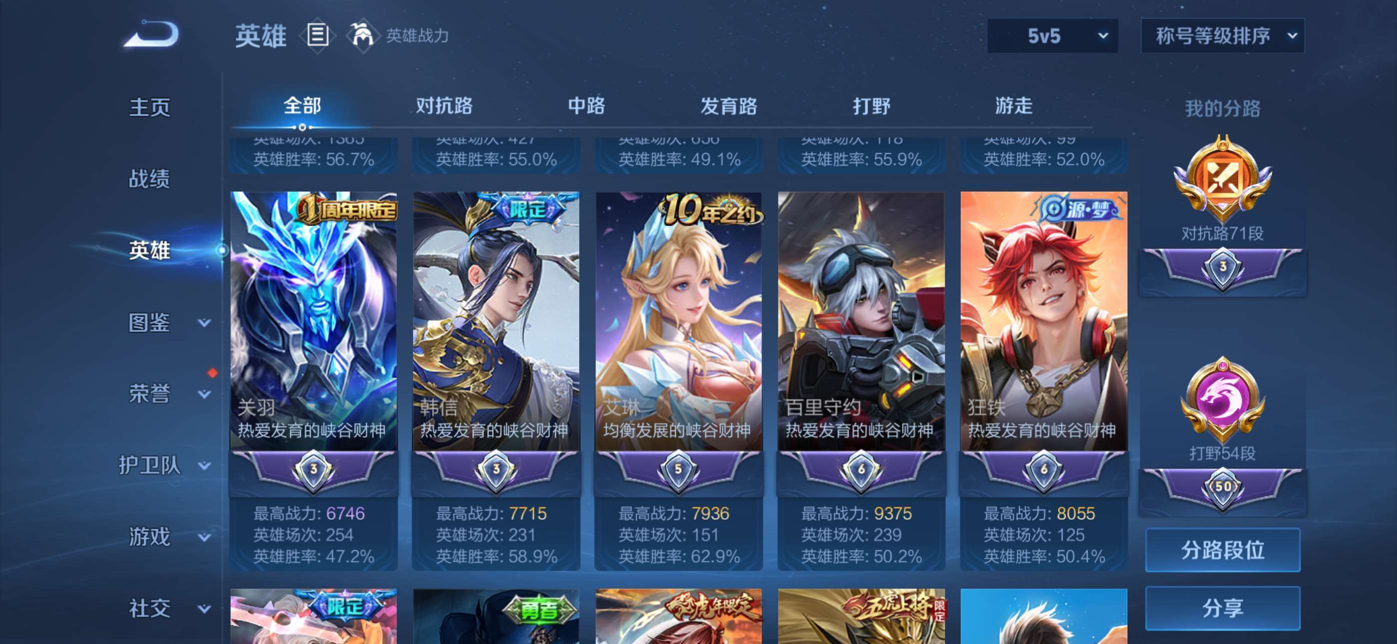 WZCMW4240559王者荣耀账号详情图5 WZCMW4240559王者荣耀账号详情图5