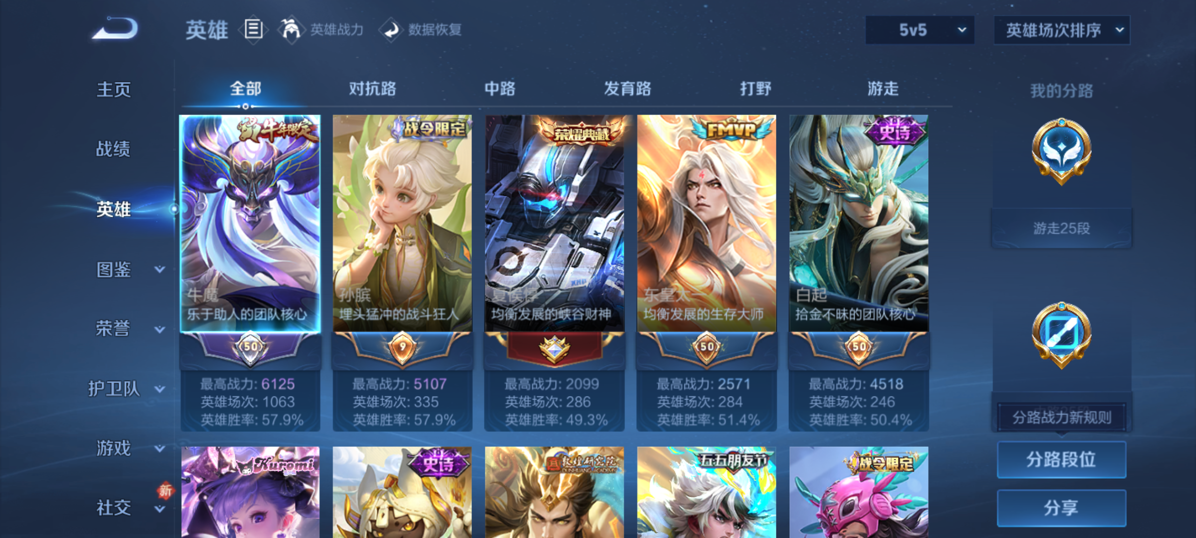 WZQM4237016王者荣耀账号详情图5