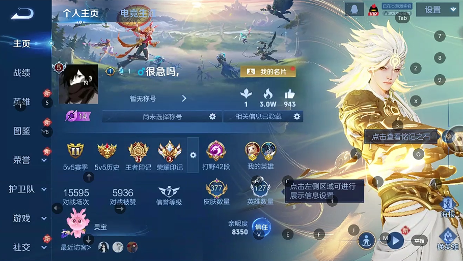 WZQM4239057王者荣耀账号详情图4