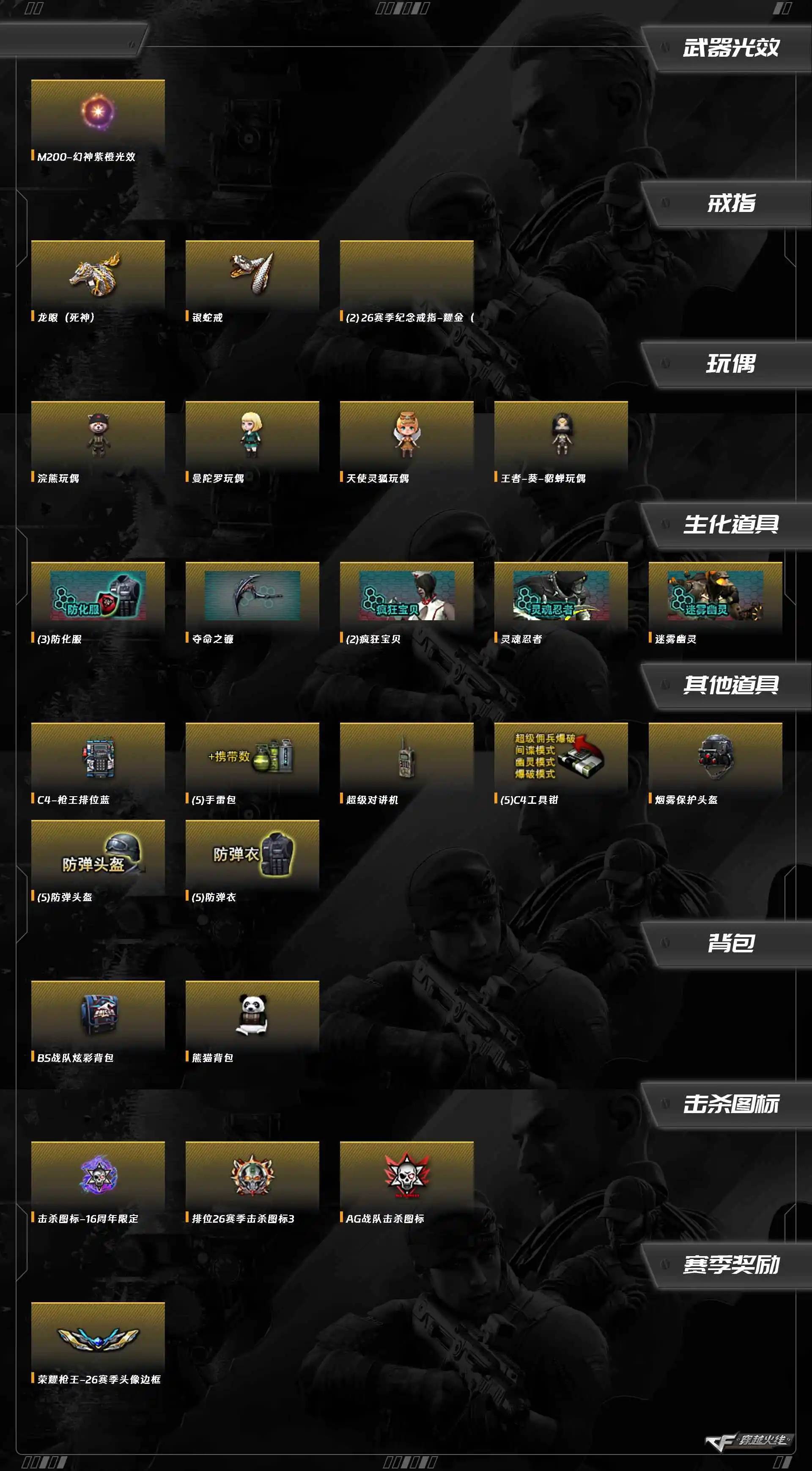 CFQM463026穿越火线账号详情图5