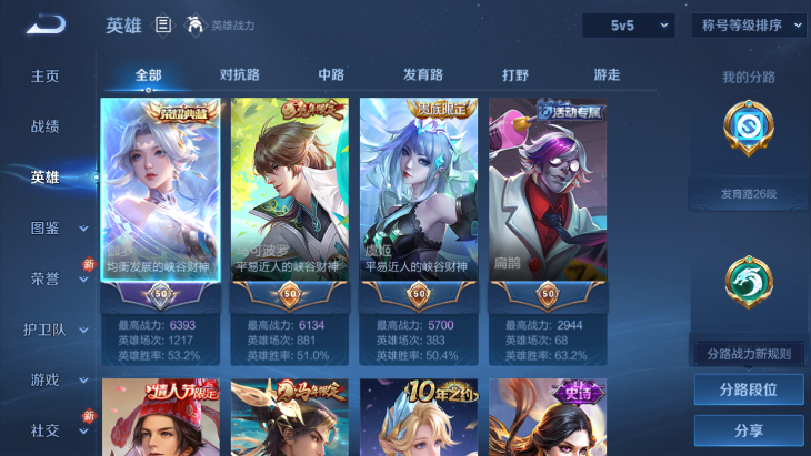 WZQM4242701王者荣耀账号详情图4