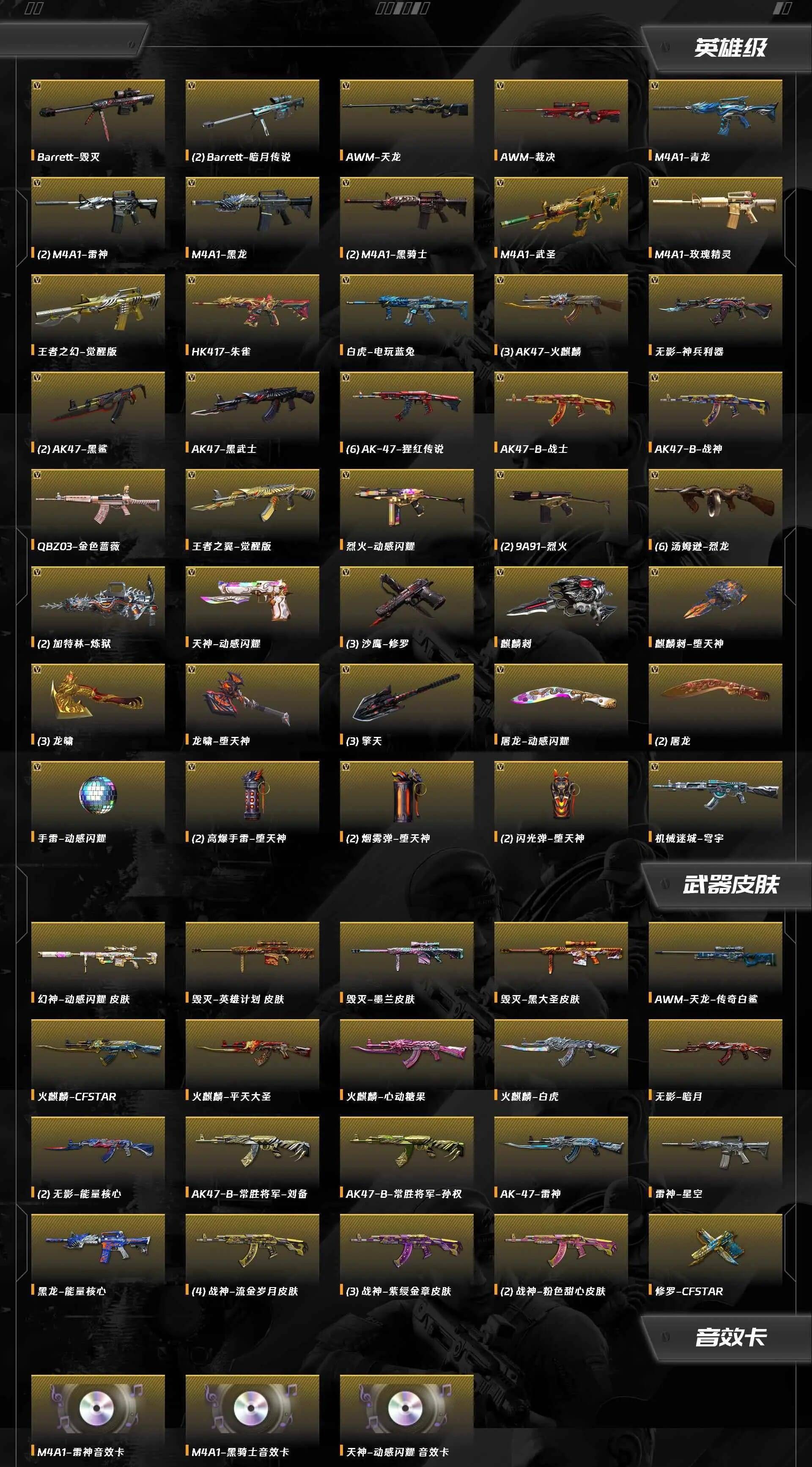 CFQM463549穿越火线账号详情图11