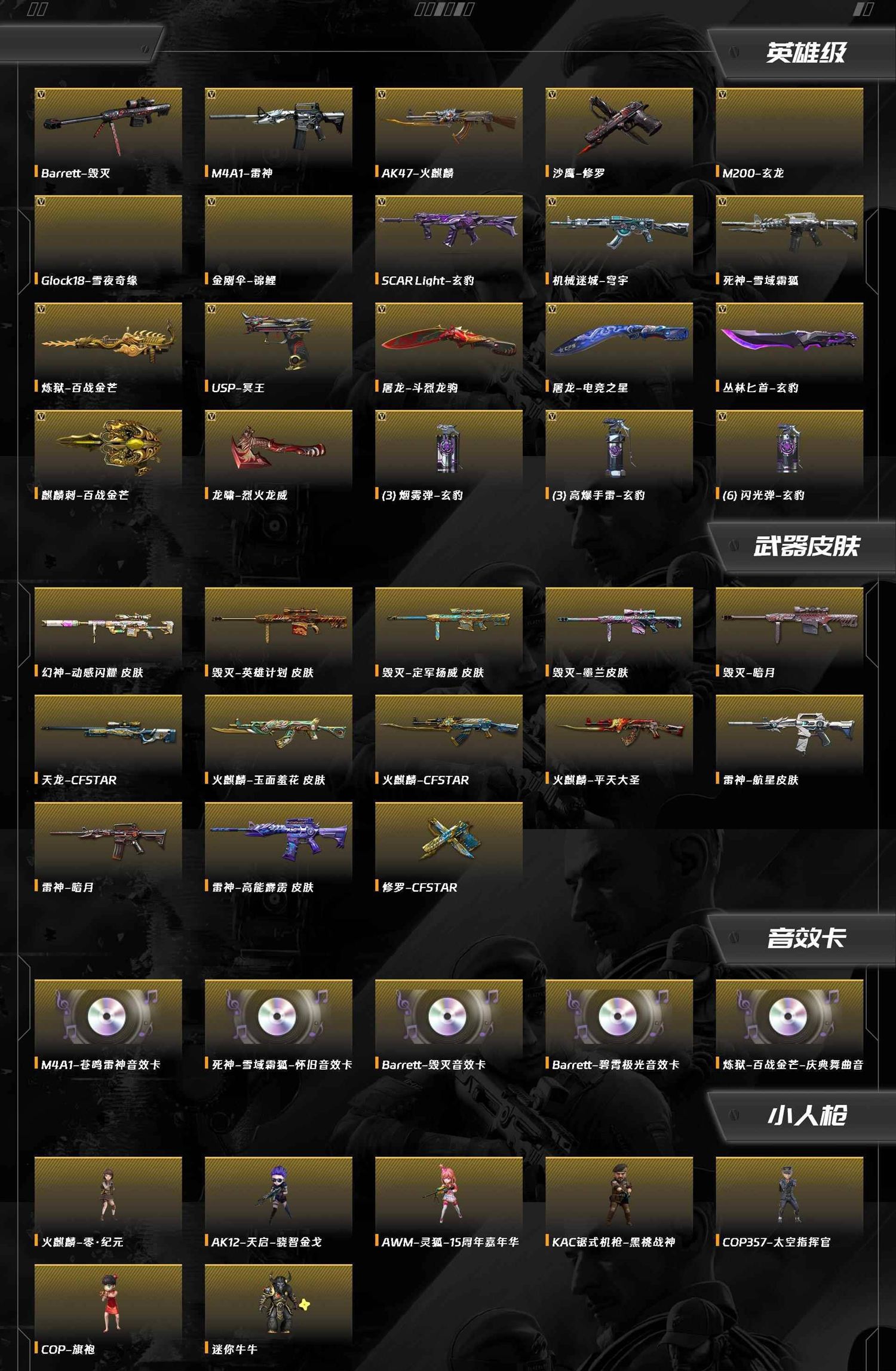 CFQM463748穿越火线账号详情图16