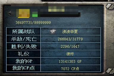 CFQM463804穿越火线账号详情图15