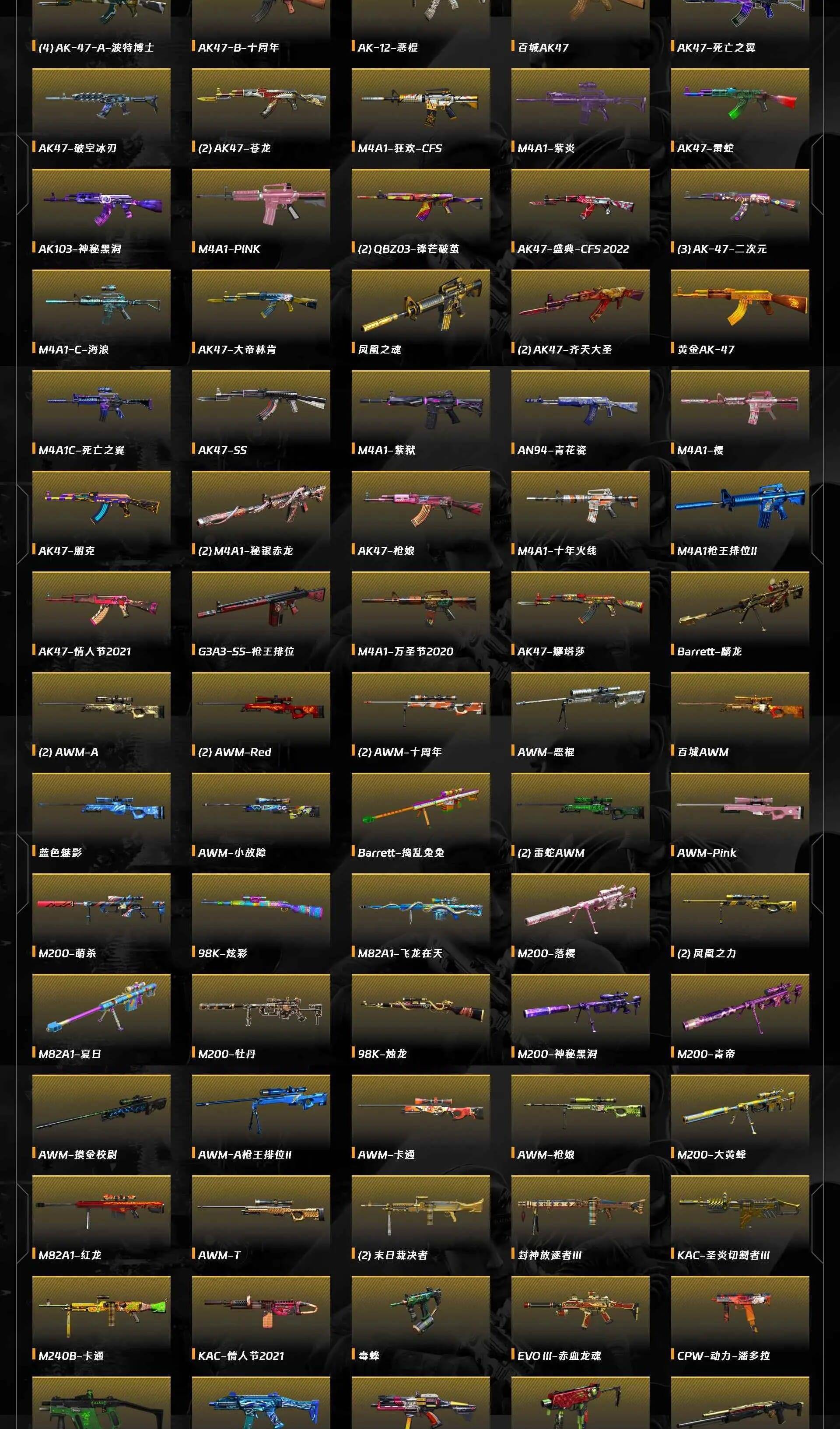 CFQM464082穿越火线账号详情图17