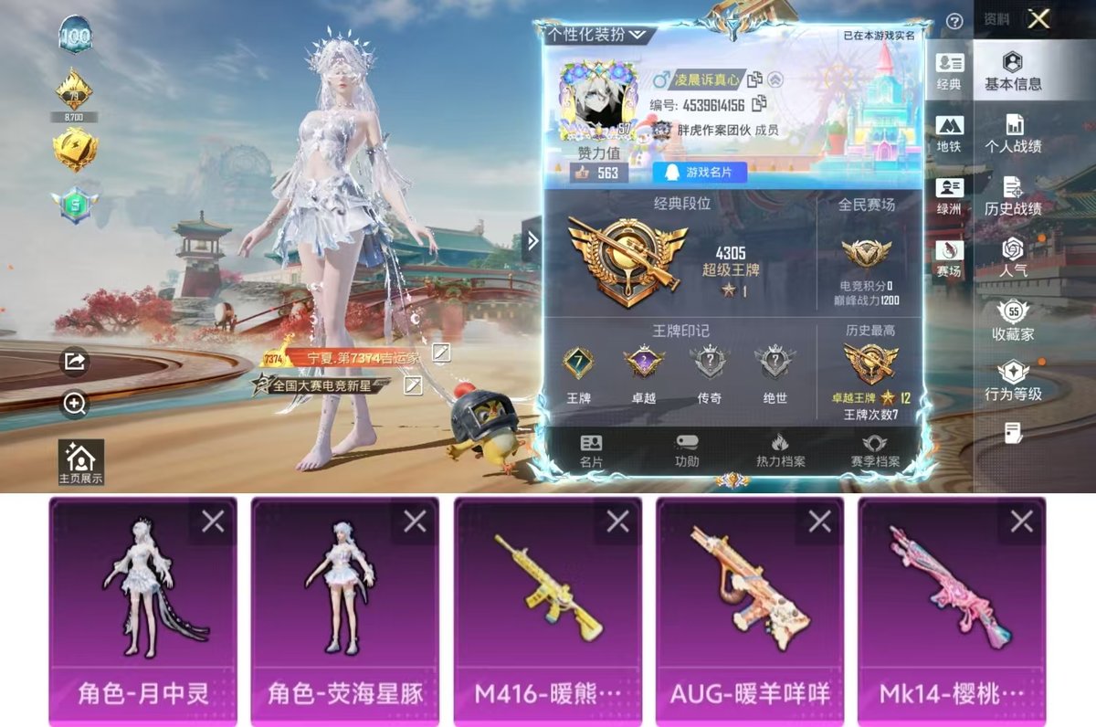 HPQM4137657和平精英账号详情图3 HPQM4137657和平精英账号详情图3