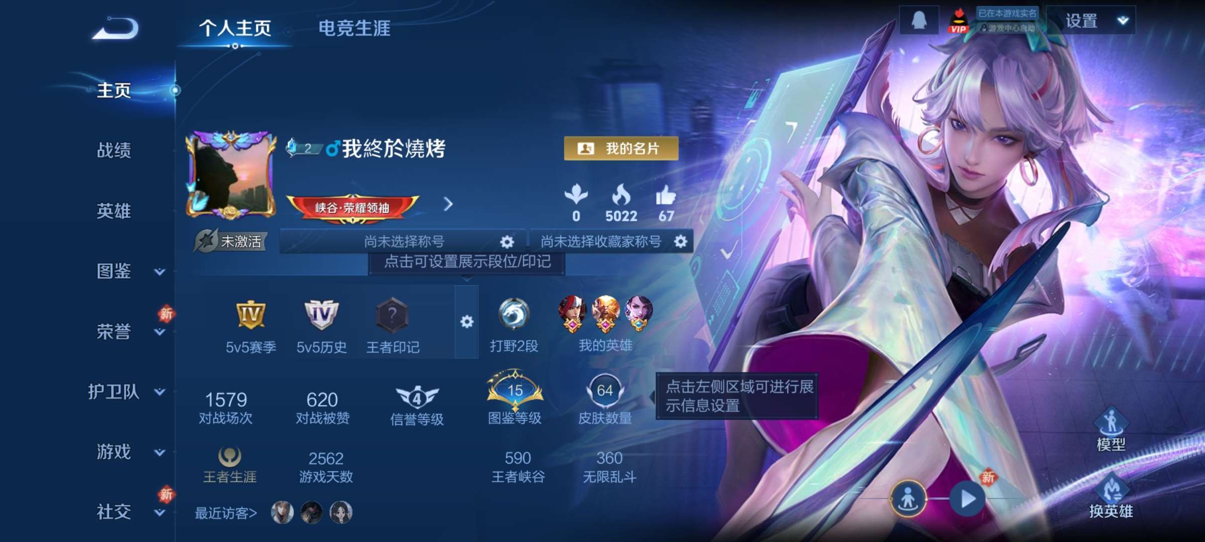 王者荣耀账号安卓QQ74英雄-64皮肤-3【秒换绑，无需等三天】V7-64皮肤 安卓Q-V-64皮肤7传说 【传说】 地