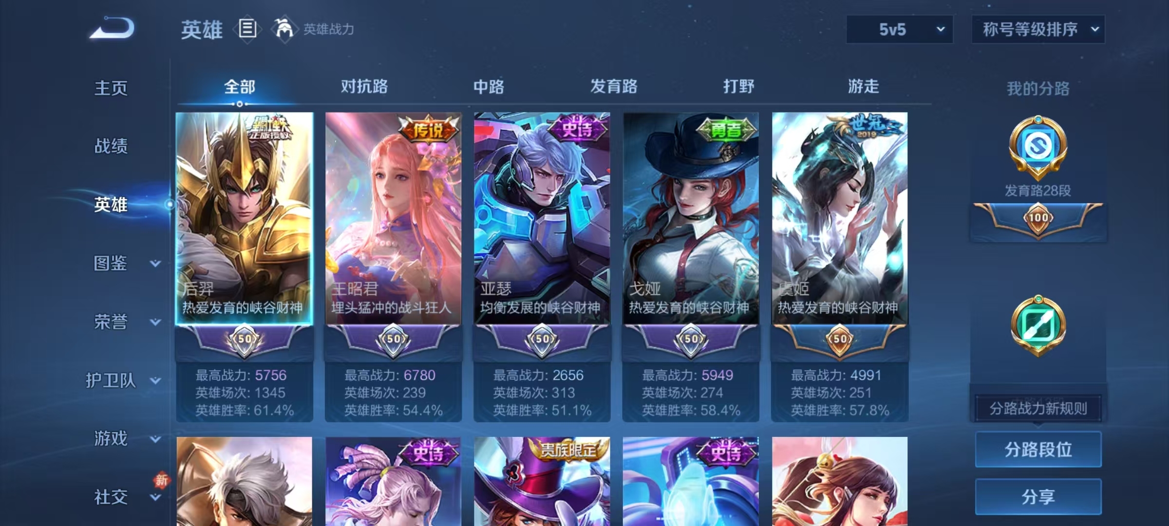 WZQM4250034王者荣耀账号详情图4