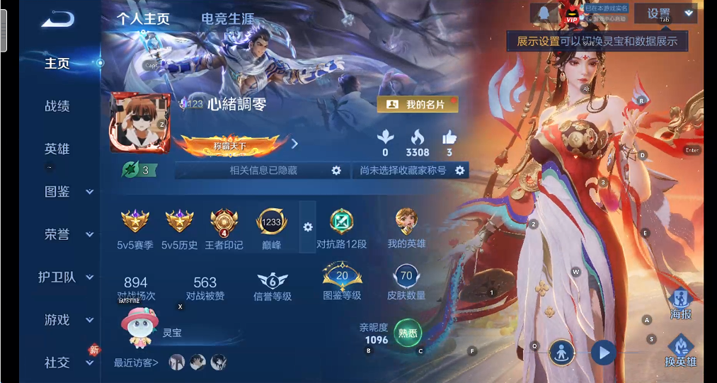 WZQM4250078王者荣耀账号详情图12