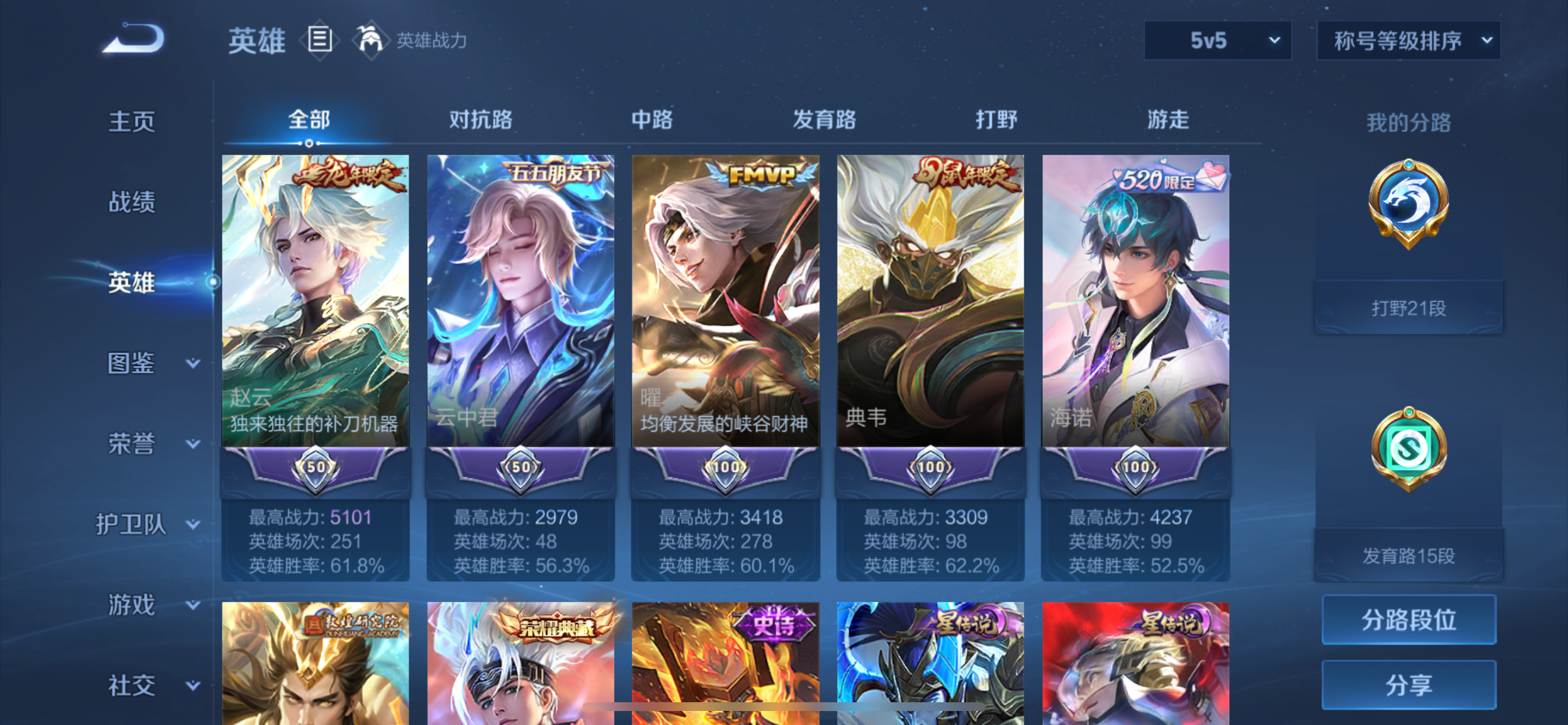 WZLX4326665王者荣耀账号详情图7